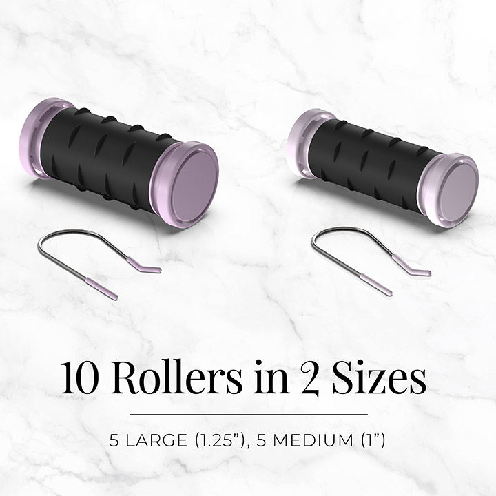 Hot rollers deals for short hair